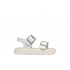 GEOX πέδιλο παιδικό J45DBH 000BC C1000 λευκό